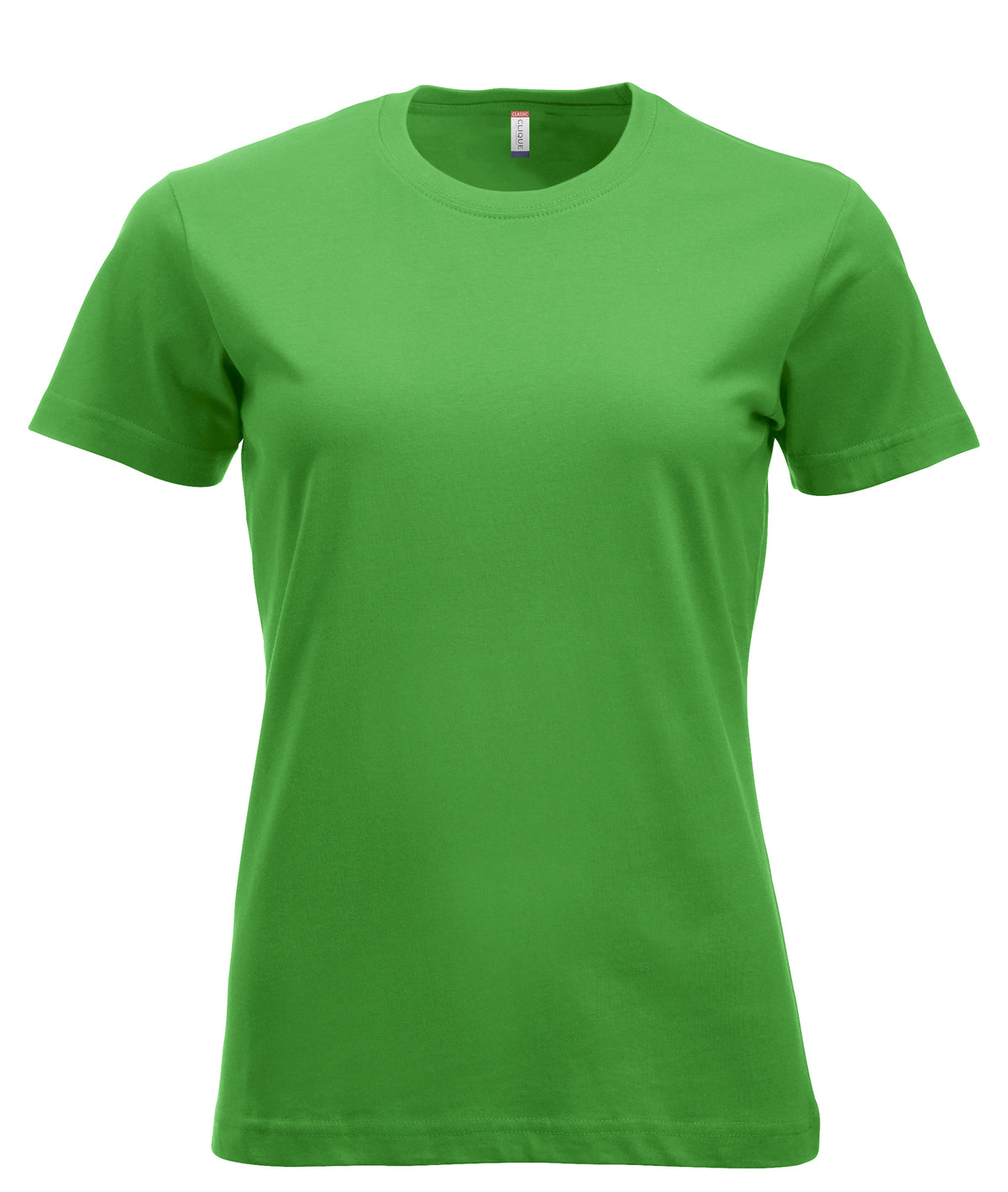 Clique New Classic-T – dame – Eplegrønn – forside
