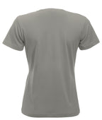 Clique New Classic-T – dame – Sølv – bakside