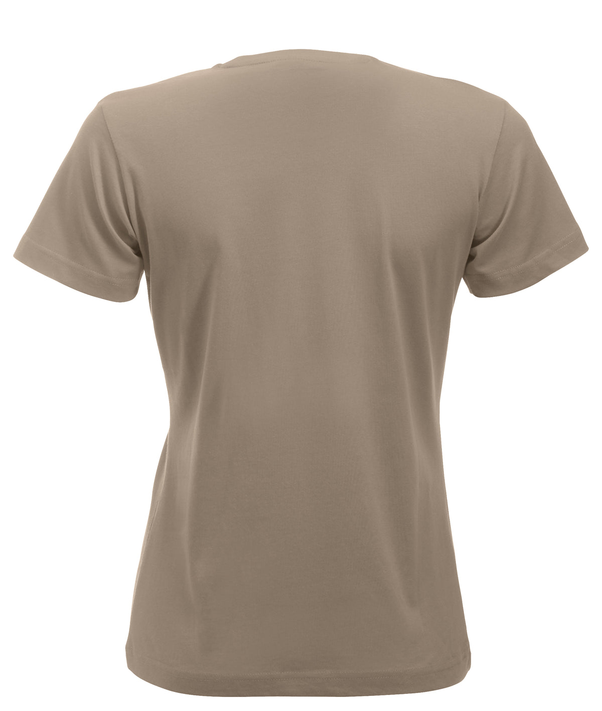 Clique New Classic-T – dame – Caffè latte – bakside