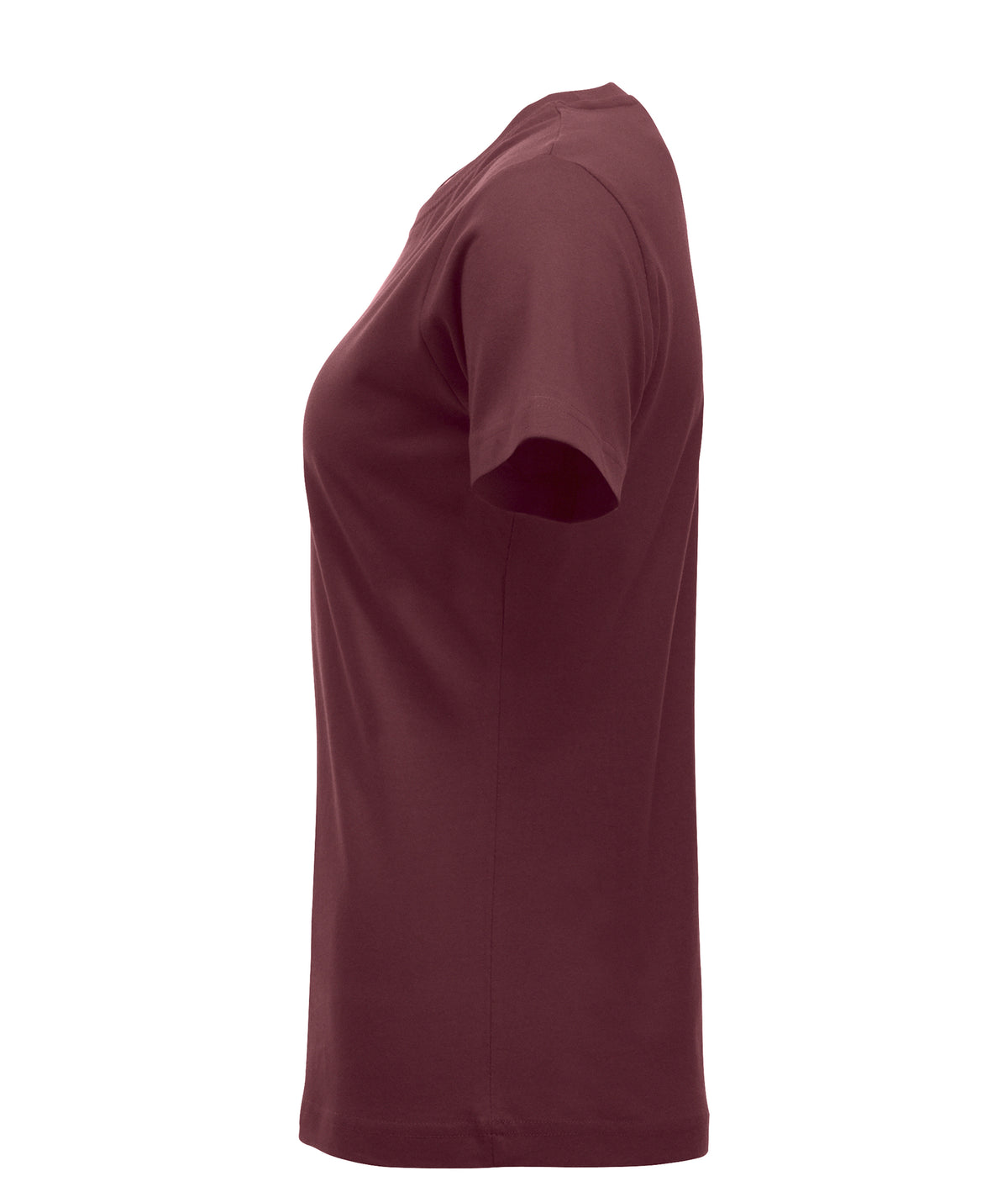 Clique New Classic-T – dame – Burgunder – venstre side