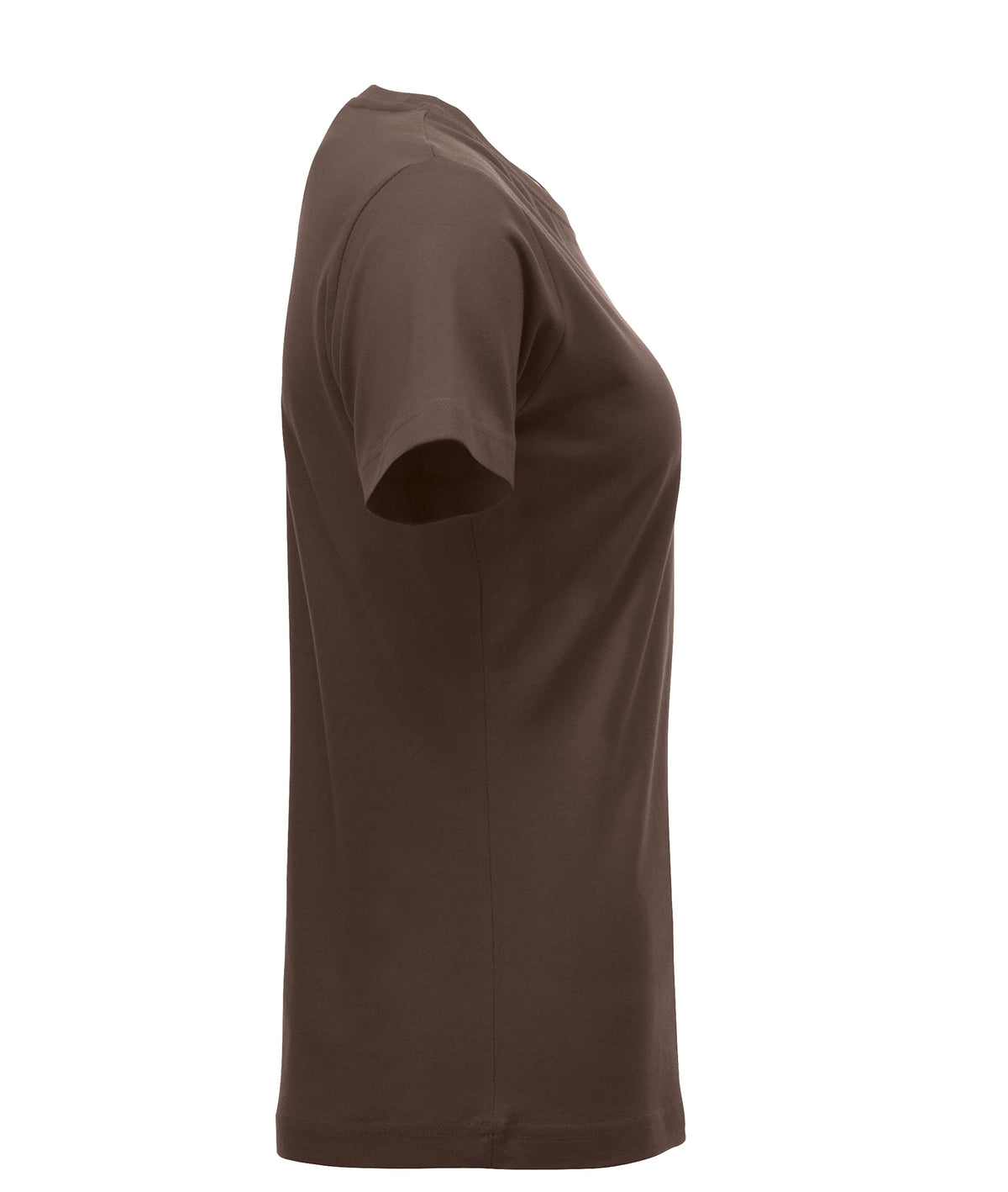 Clique New Classic-T – dame – Mørk mokka – høyre side