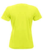 Clique New Classic-T – dame – Signalgrønn – bakside