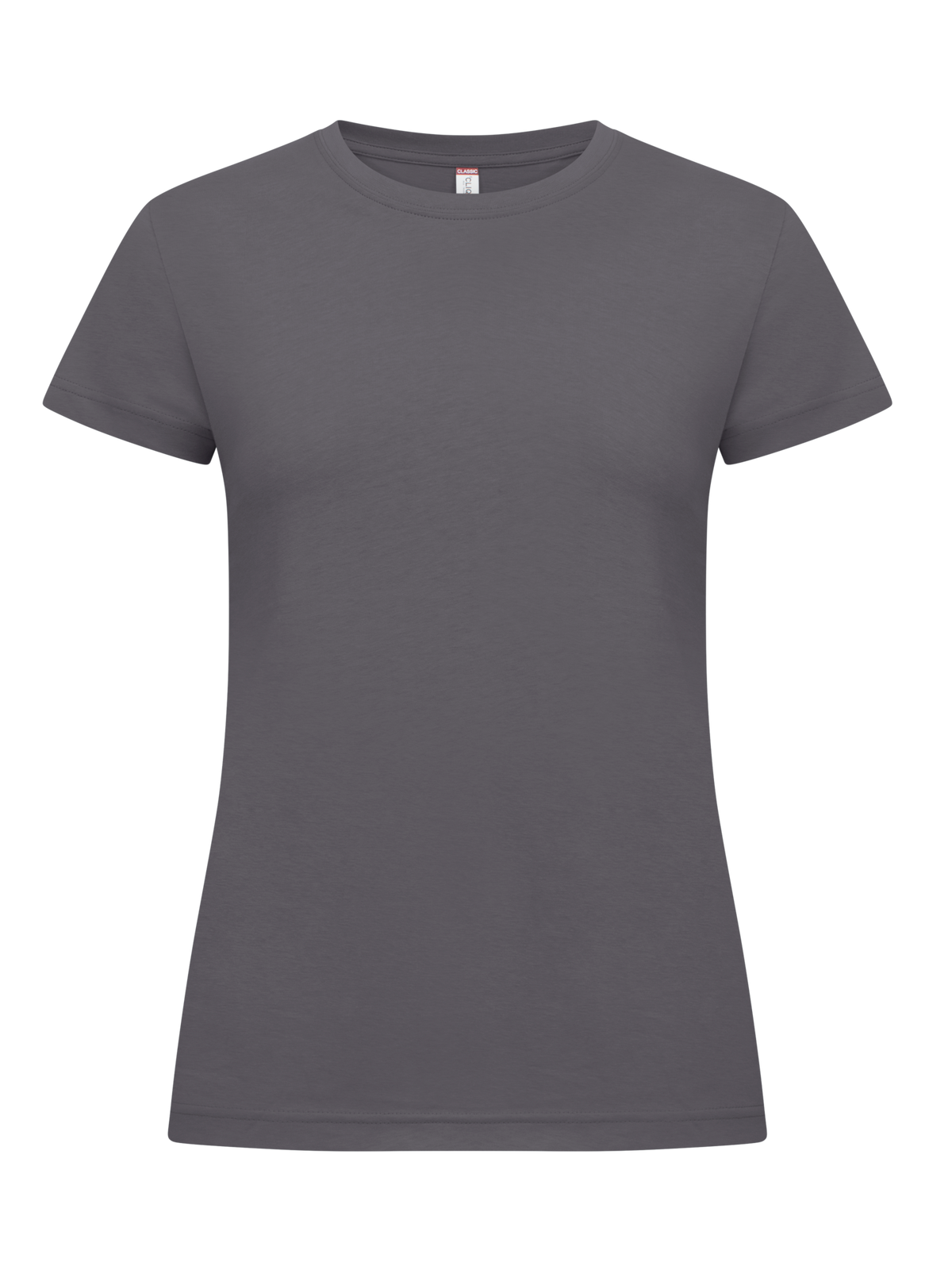 Clique New Classic-T – dame – Metallgrå – forside