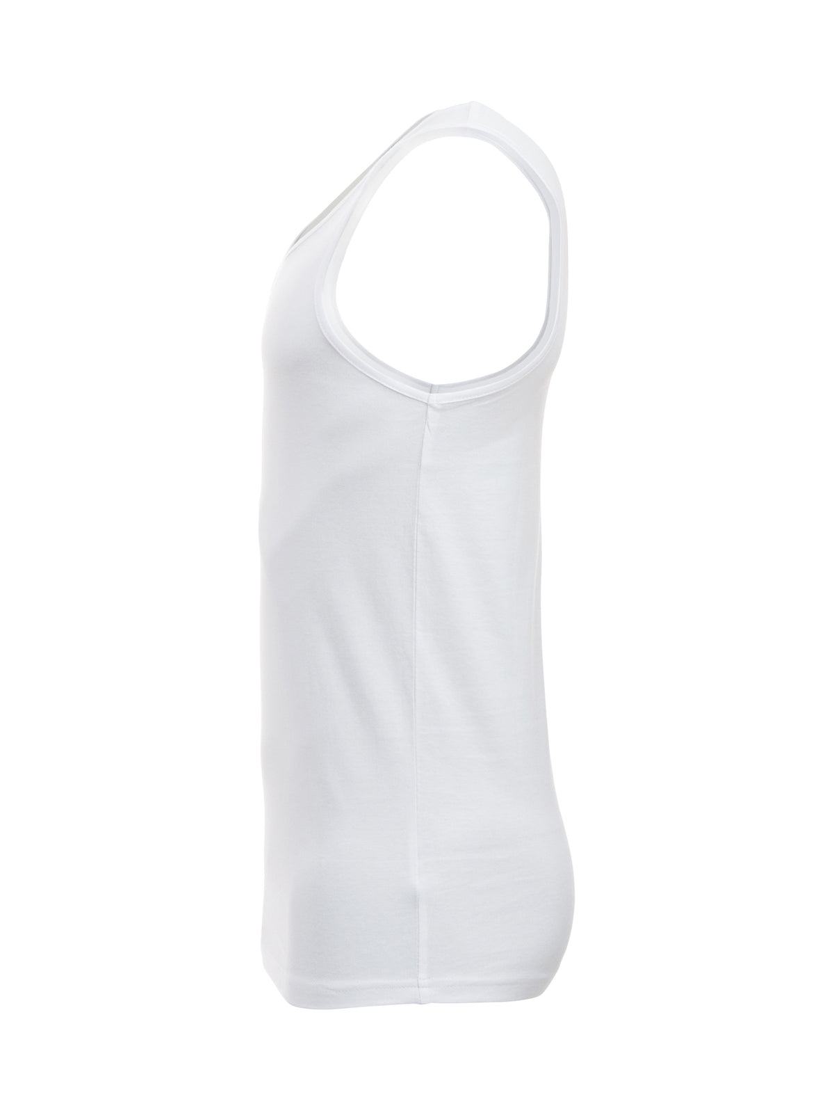 Clique Classic Tanktop – Hvit – venstre side