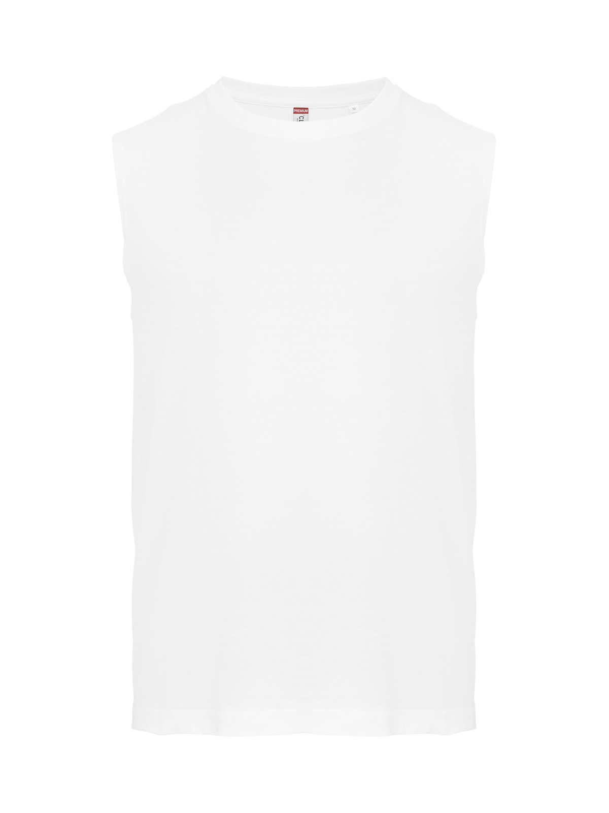 Clique Sleeveless – Hvit – forside
