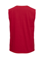 Clique Sleeveless – Rød – bakside