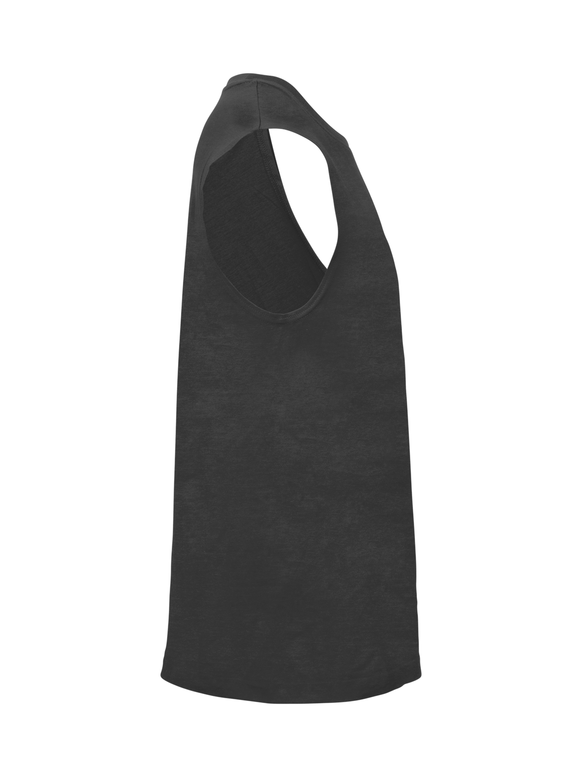 Clique Sleeveless – Metallgrå – høyre side
