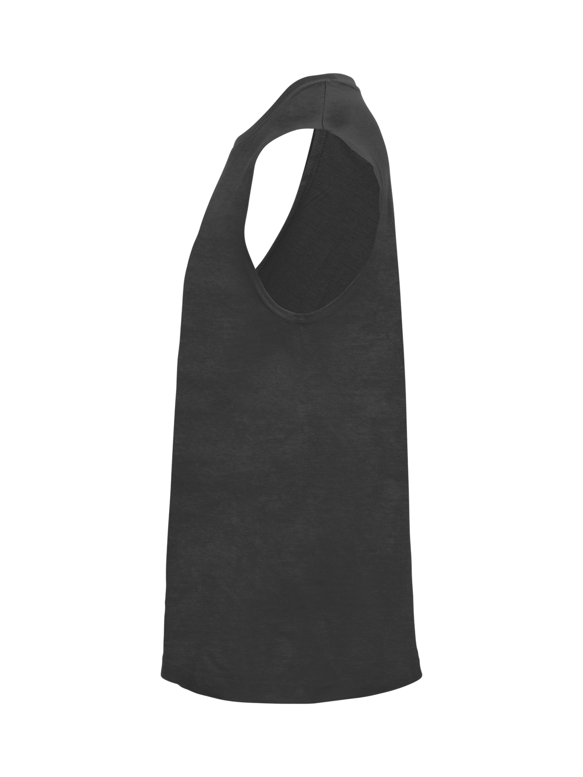 Clique Sleeveless – Metallgrå – venstre side