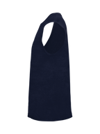 Clique Sleeveless – Mørk marineblå – venstre side