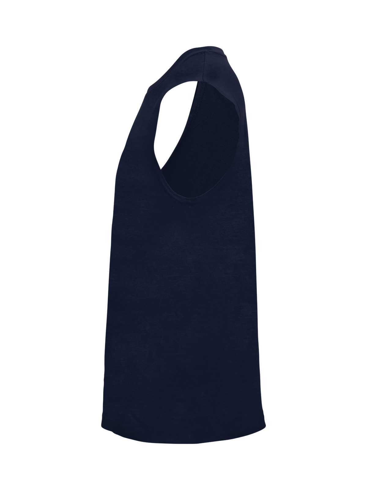 Clique Sleeveless – Mørk marineblå – venstre side