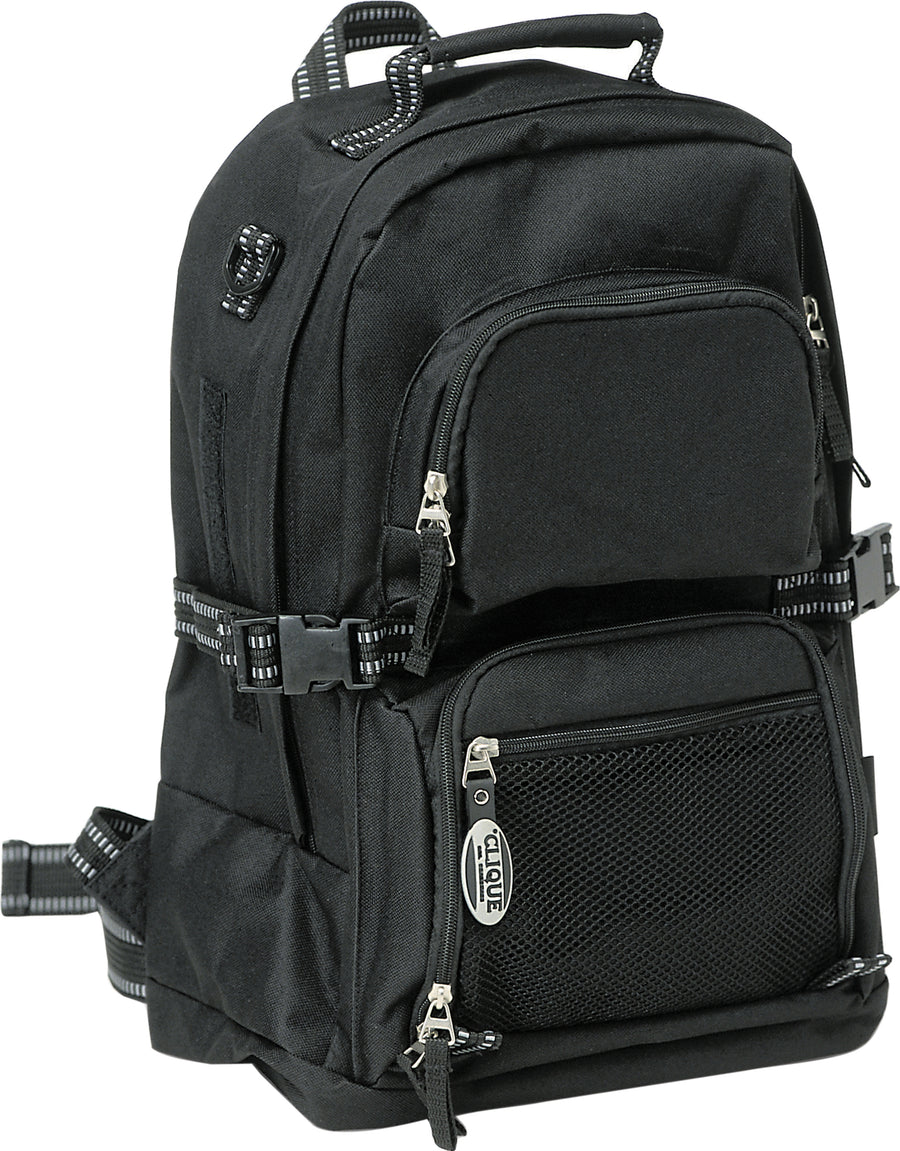 Clique Backpack – Svart – forside