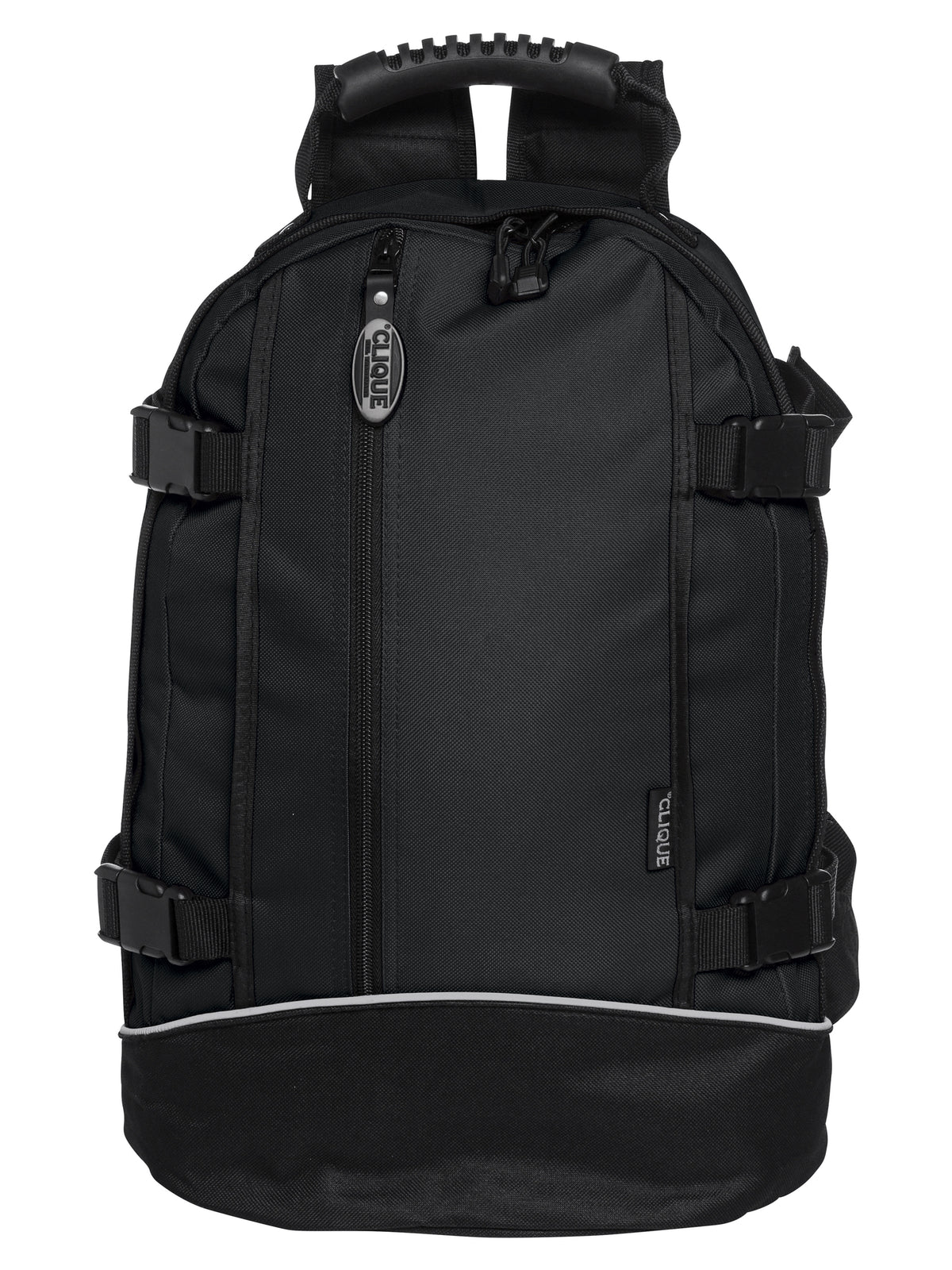 Clique Backpack II – Svart – forside