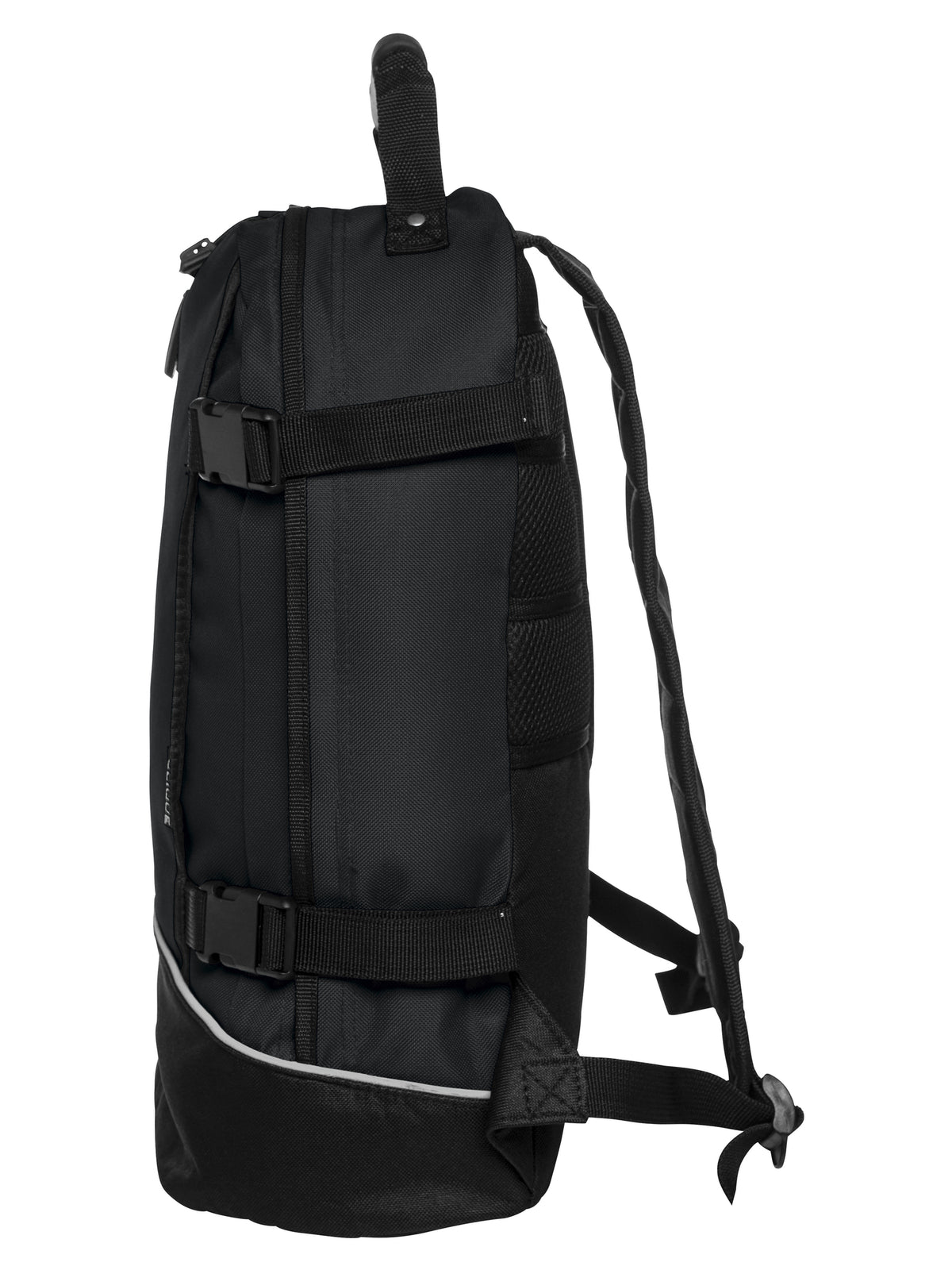 Clique Backpack II – Svart – venstre side