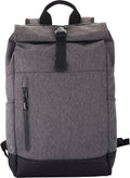 Clique Roll-Up Backpack – Antrasittmelert – forside