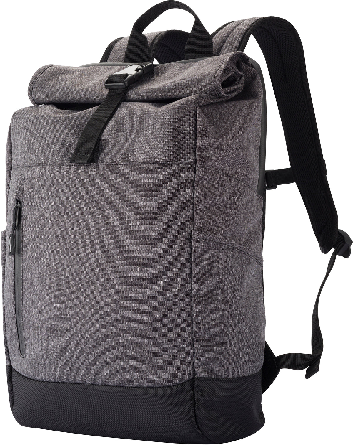 Clique Roll-Up Backpack – Antrasittmelert – produktbilde