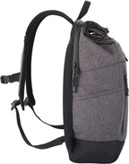 Clique Roll-Up Backpack – Antrasittmelert – høyre side