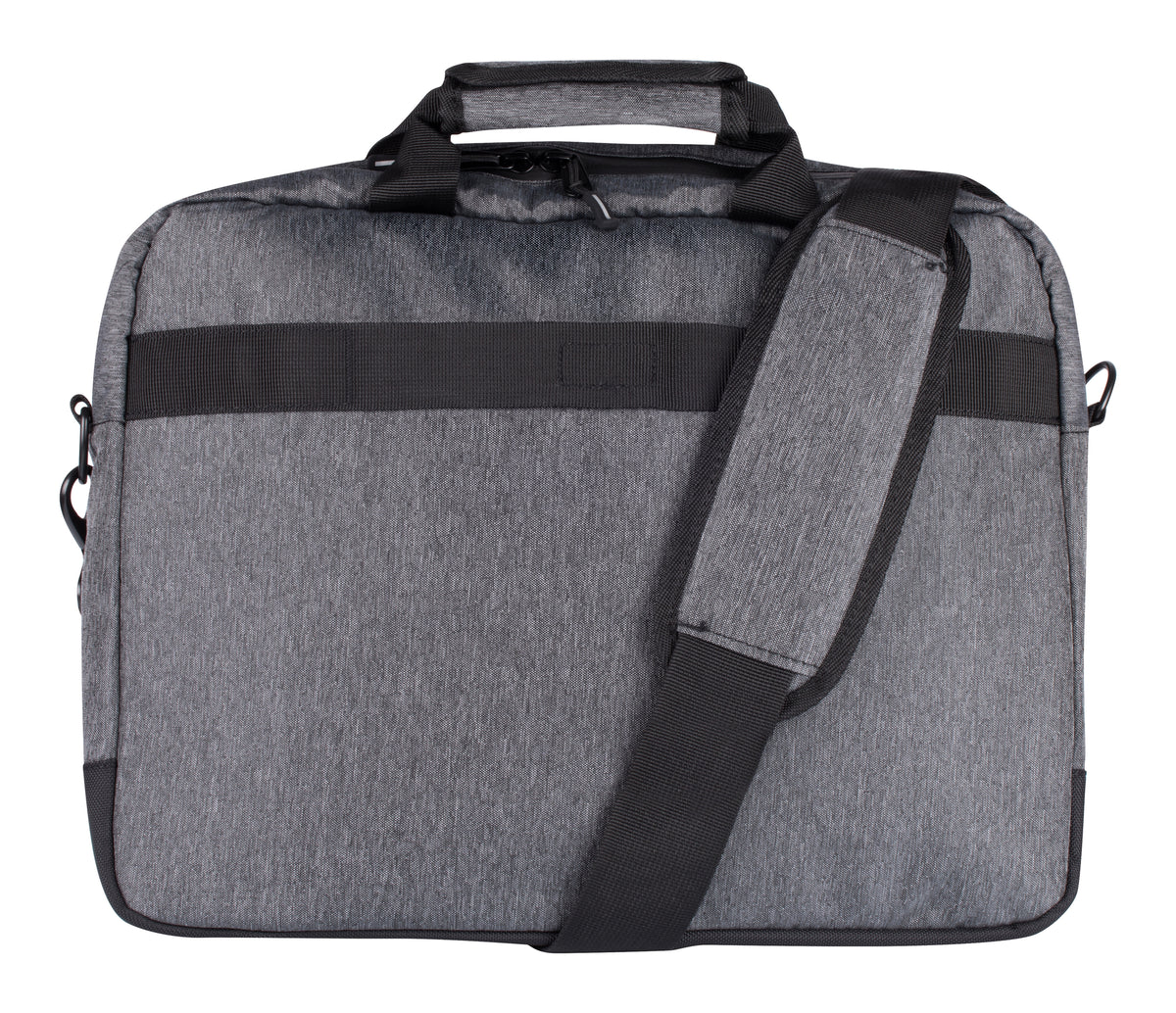 Clique Laptop Bag – Antrasittmelert – bakside