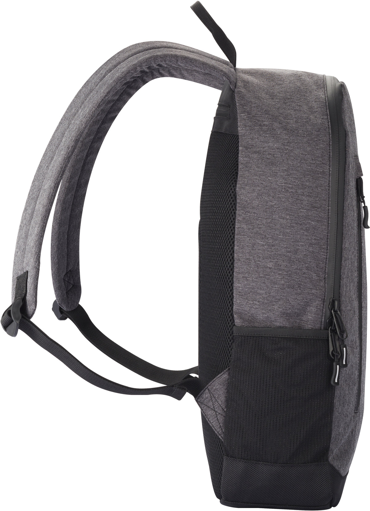 Clique Street Backpack – Antrasittmelert – høyre side