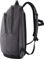Clique City Backpack – Antrasittmelert – venstre side
