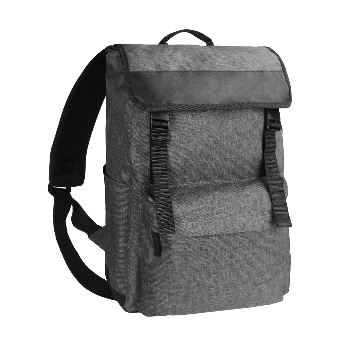 Clique Melange Backpack – Gråmelert – forside