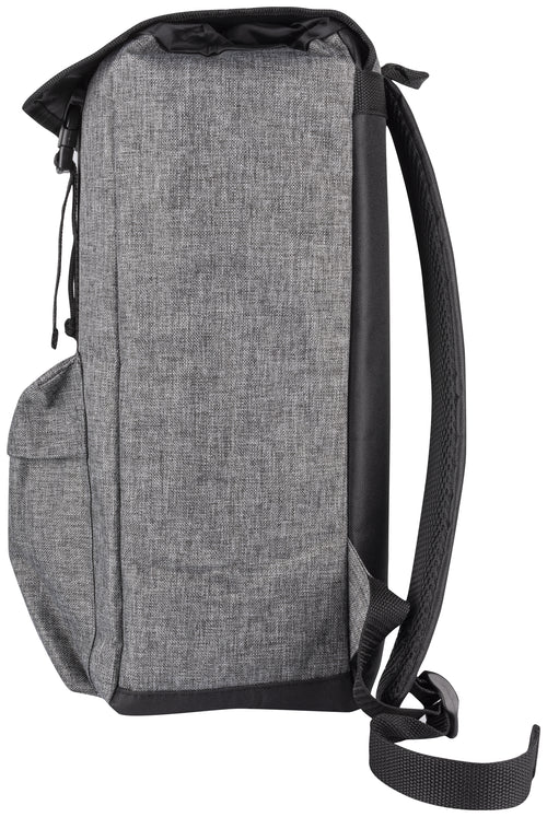 Clique Melange Backpack – Gråmelert – høyre side
