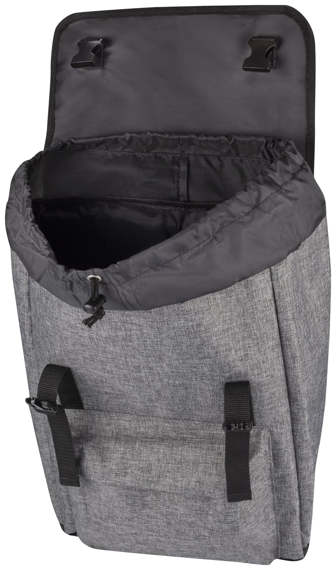 Clique Melange Backpack – Gråmelert – produktbilde