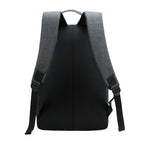 Clique Prestige Backpack – Antrasittmelert – bakside