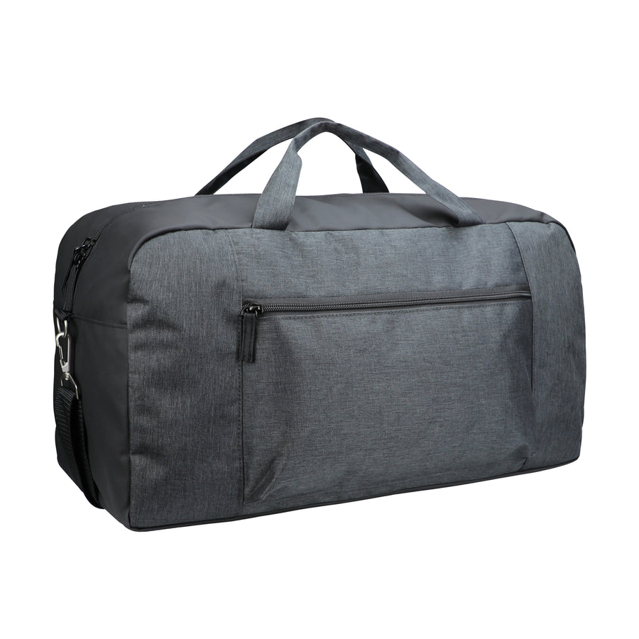 Clique Prestige Dufflebag – Antrasittmelert – forside