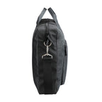 Clique Prestige Briefcase – Antrasittmelert – venstre side