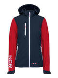 Clique NOR Hoody Softshell Jacket – dame – Mørk marineblå – forside