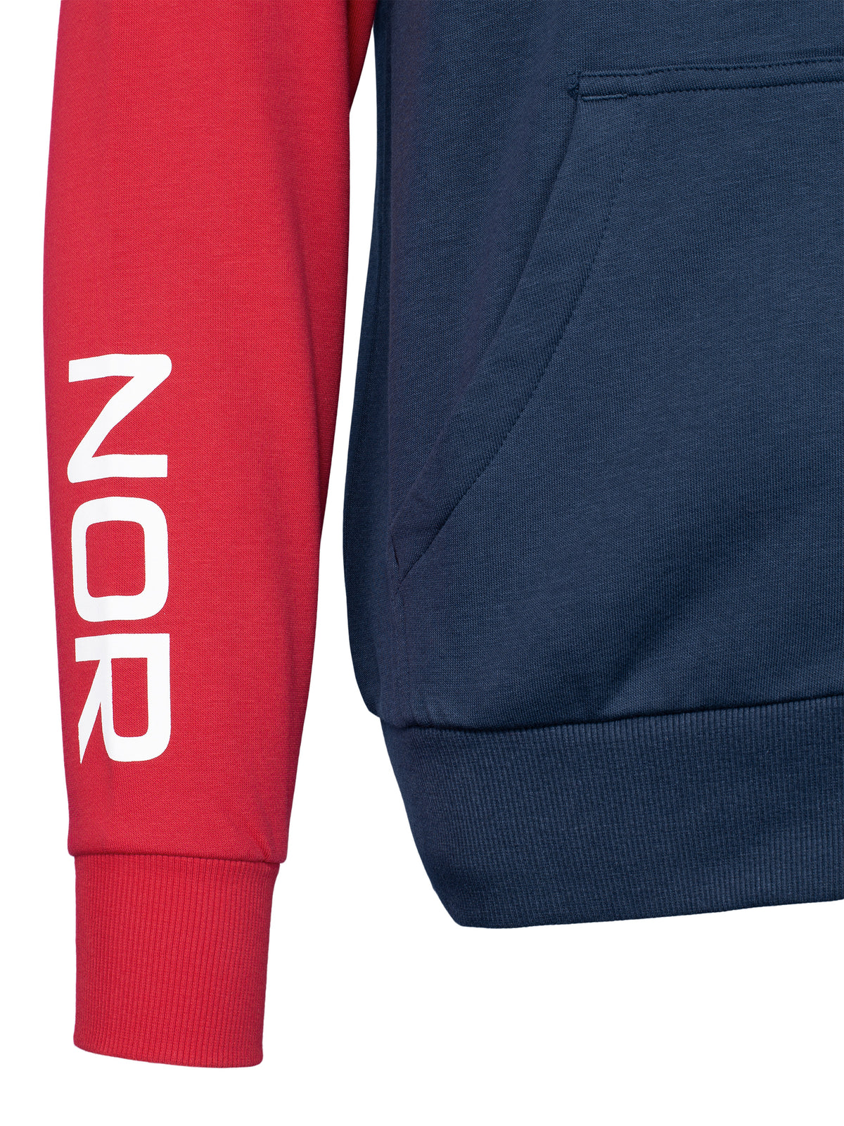 Clique NOR Classic FZ Hoody – herre – Mørk marineblå – detalj