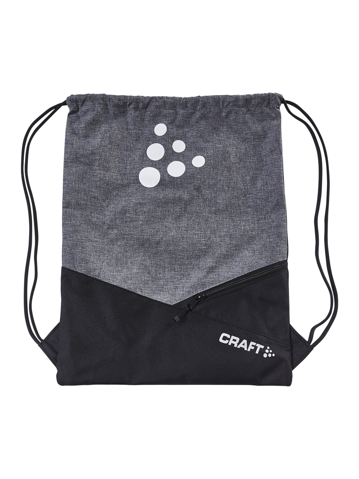 Craft Ability Gym Bag – Mørk gråmelert / Svart, forside
