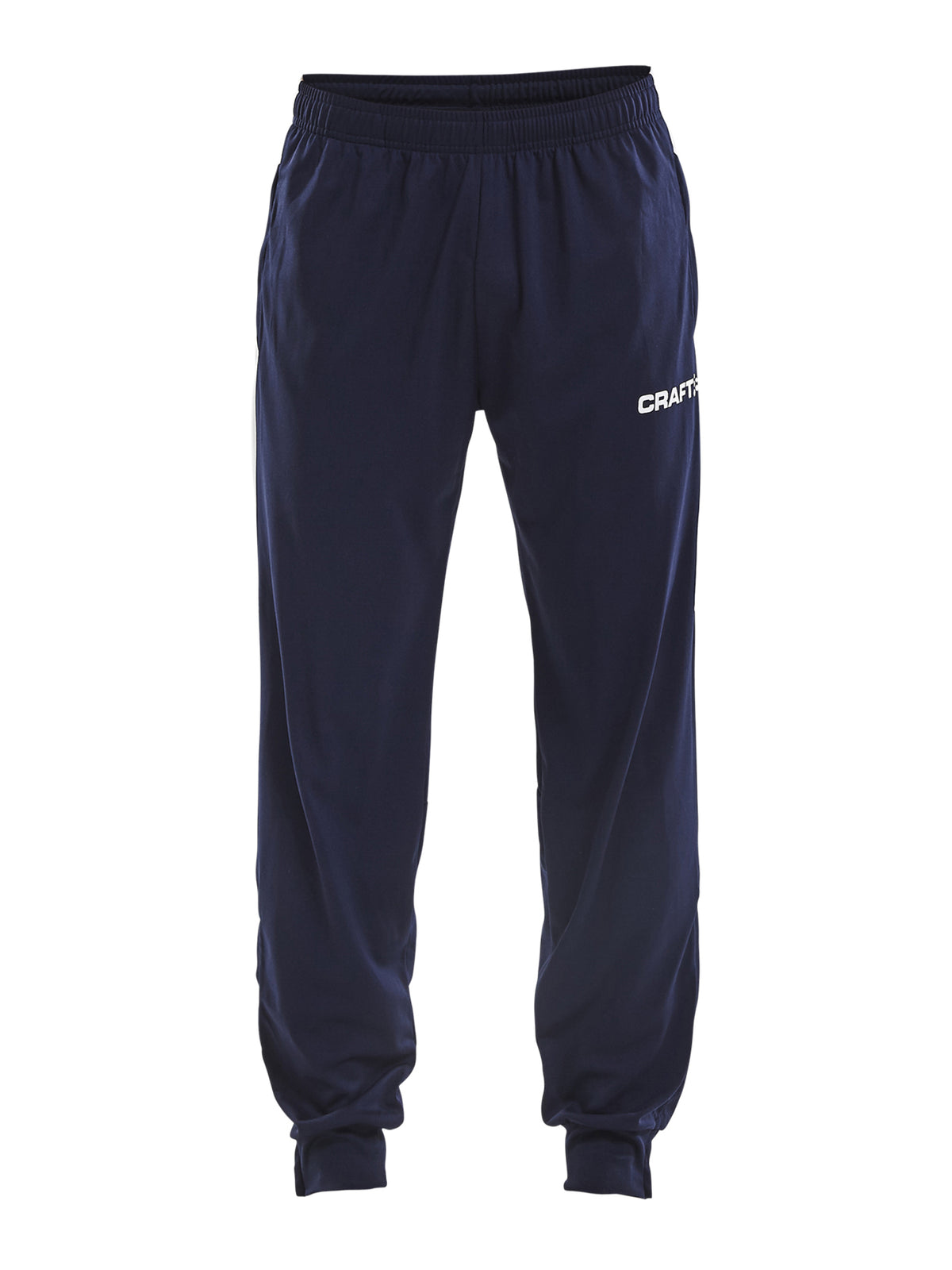 Craft Progress Pant Straight – herre – Marineblå / Hvit, forside