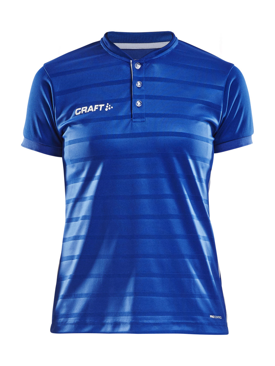 Craft Pro Control Button Jersey – dame – Club Cobolt / Hvit, forside