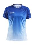 Craft Pro Control Fade Jersey – dame – Club Cobolt / Hvit, forside
