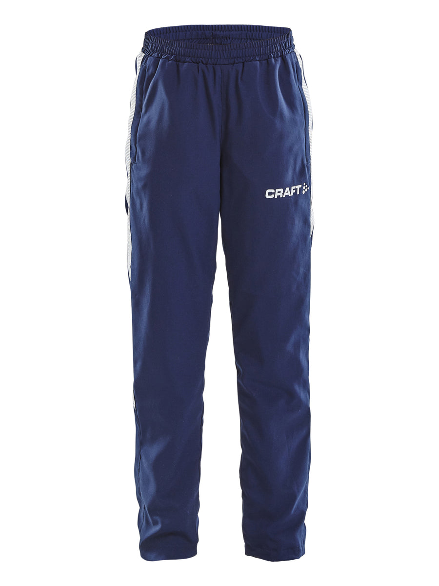 Craft Pro Control Woven Pants – junior – Marineblå / Hvit, forside