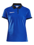 Craft Pro Control Poloshirt – dame – Club Cobolt / Svart, forside