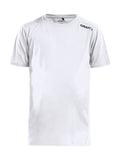 Craft Rush SS Tee – junior – Hvit, forside
