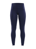 Craft Rush Zip Tights – dame – Marineblå, forside