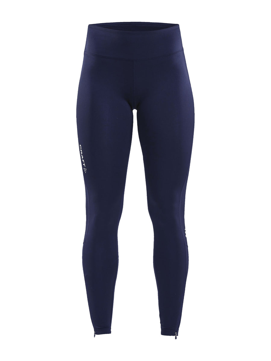 Craft Rush Zip Tights – dame – Marineblå, forside