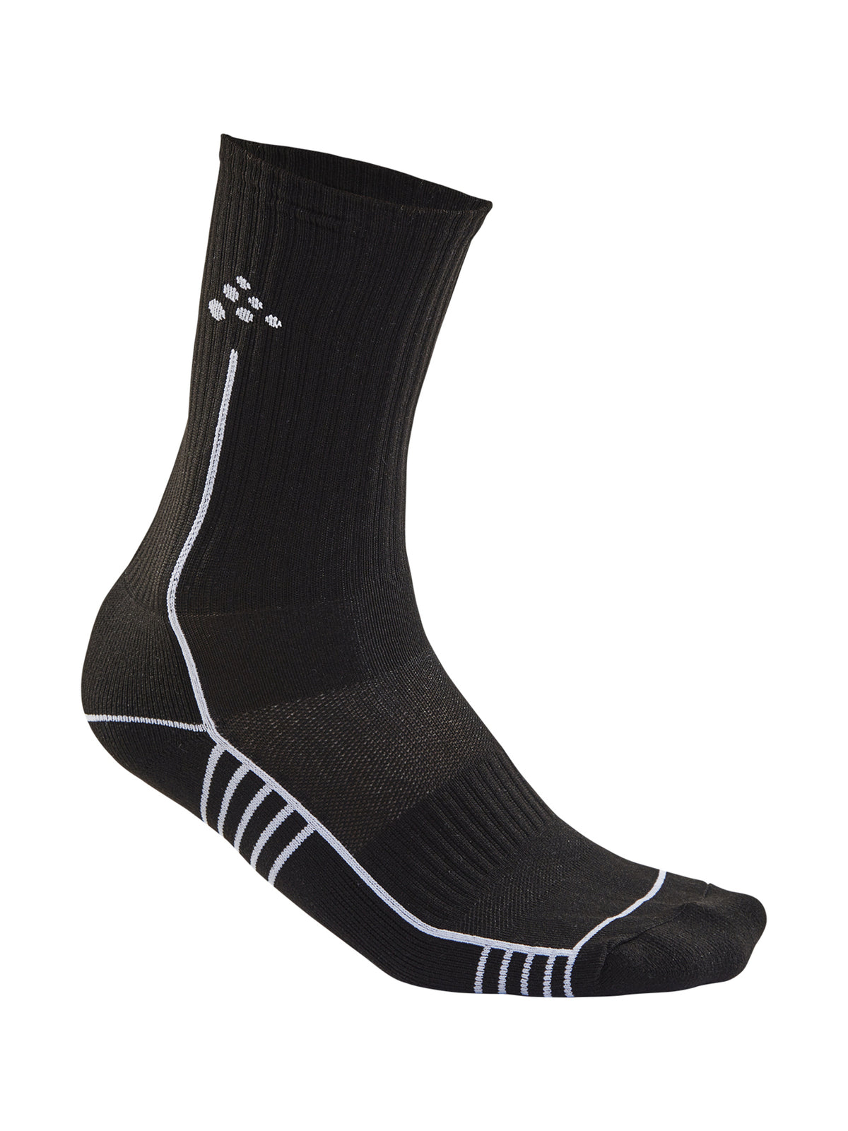 Craft Ability Mid Sock – Svart, forside