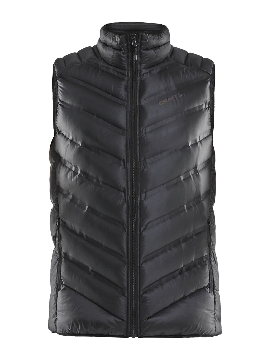 Craft Light down vest – herre – Svart, forside