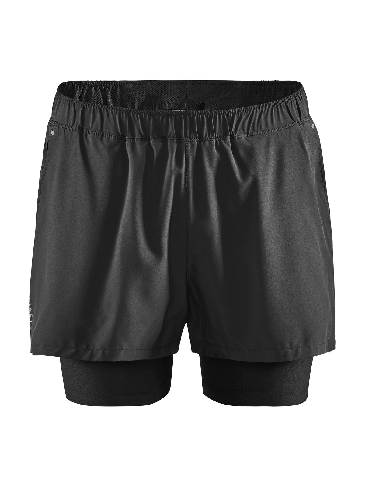 Craft ADV Essence 2-in-1 Stretch Shorts – herre – Svart, forside