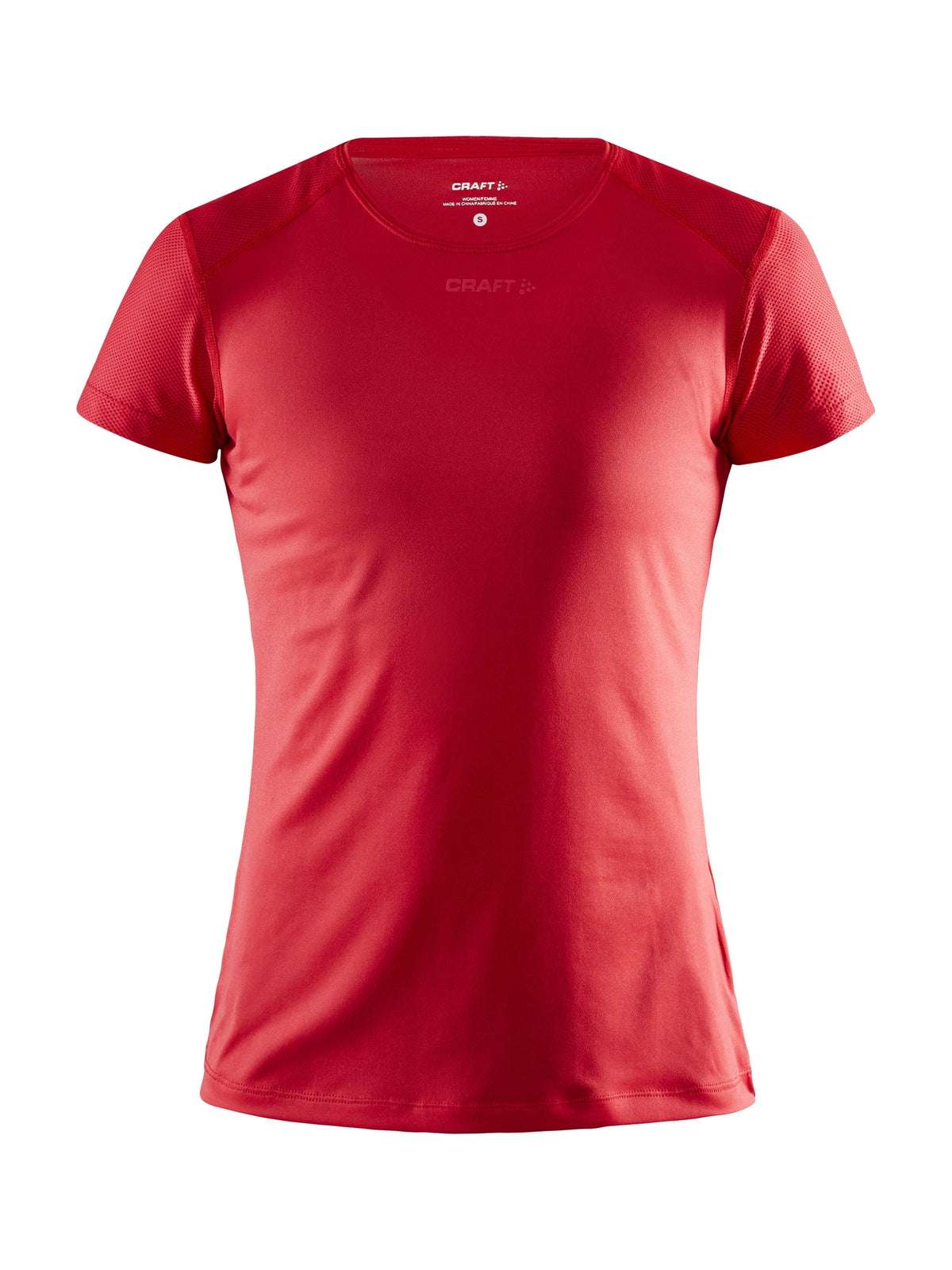 Craft ADV Essence SS Slim Tee – dame – Klar rød, forside