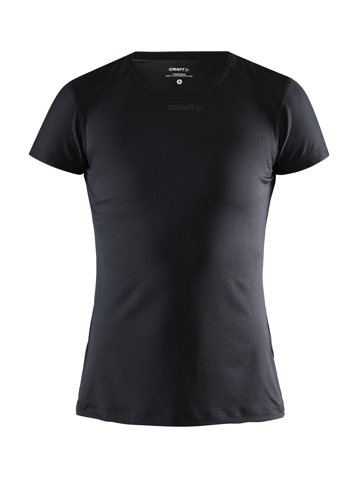 Craft ADV Essence SS Slim Tee – dame – Svart, forside