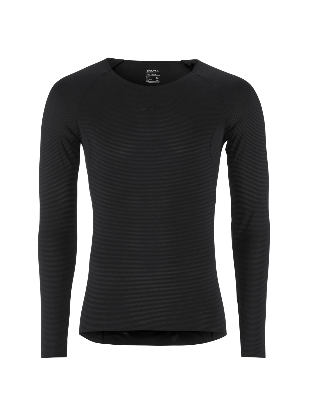 Craft PRO Dry Nanoweight Ls – herre – Svart / Svart, forside