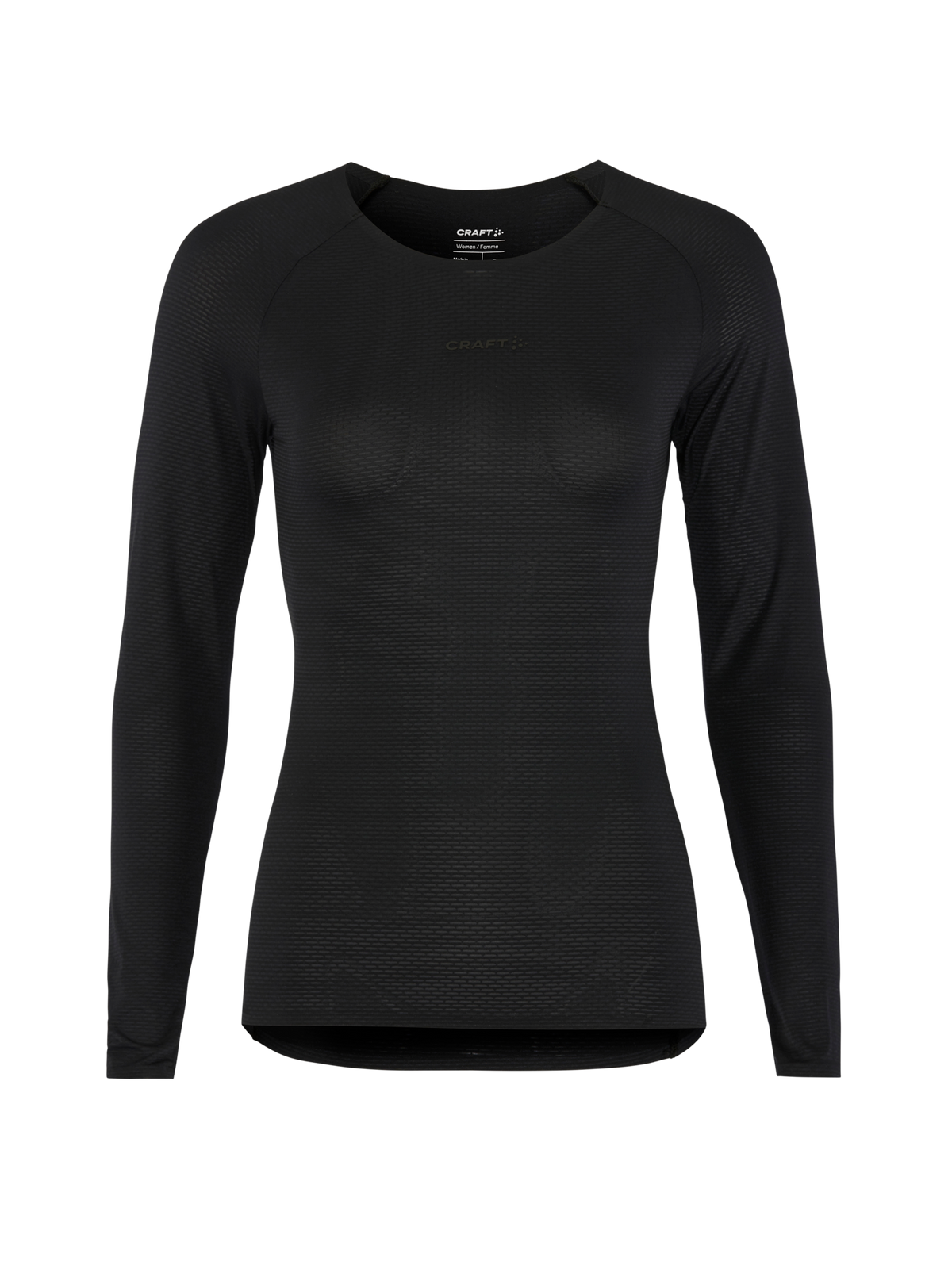 Craft PRO Dry Nanoweight Ls – dame – Svart / Svart, forside