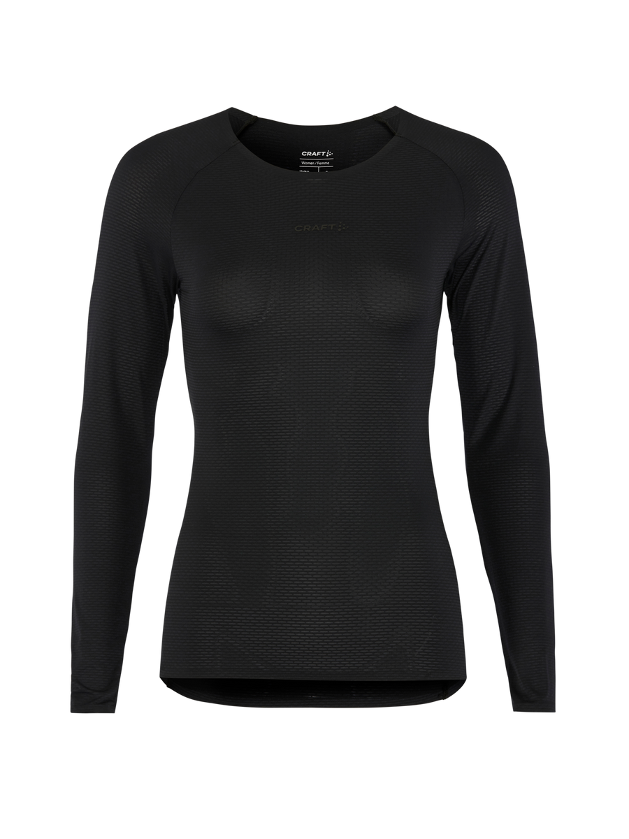 Craft PRO Dry Nanoweight Ls – dame – Svart / Svart, forside