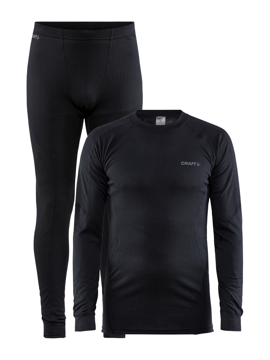 Craft CORE Dry Baselayer Set – herre – Svart, forside