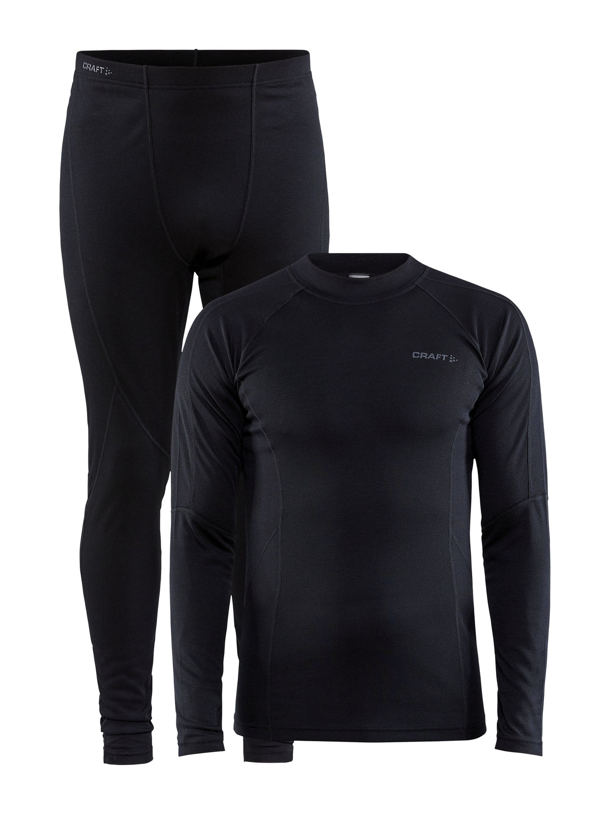 Craft CORE Warm Baselayer Set – herre – Svart, forside